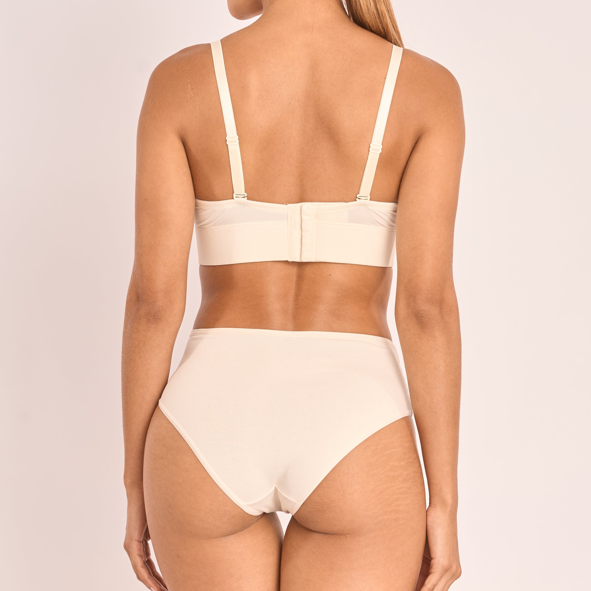 P5-308.75B - Pack x5 Panties Juveniles Semicintura Tonos Pasteles