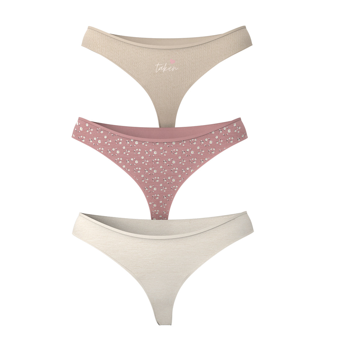 P3-12025E - Pack x3 Panty Bikini Tonos Naturales