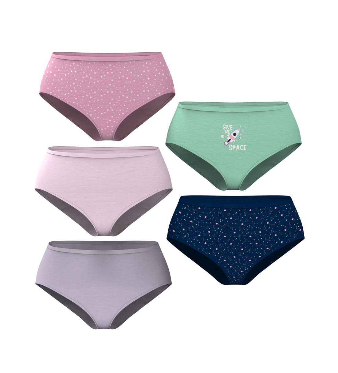 Ref. P5.30430 - Pack x5 - Panty niña
