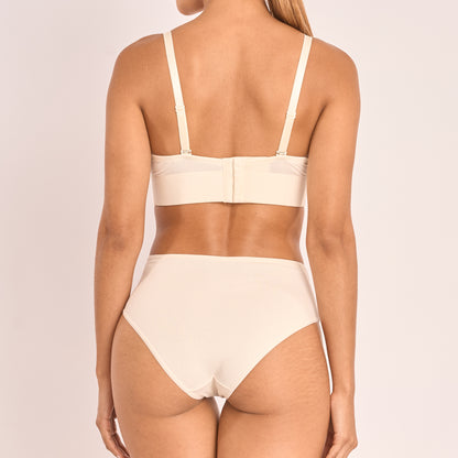 P5-308.75B - Pack x5 Panties Juveniles Semicintura Tonos Pasteles