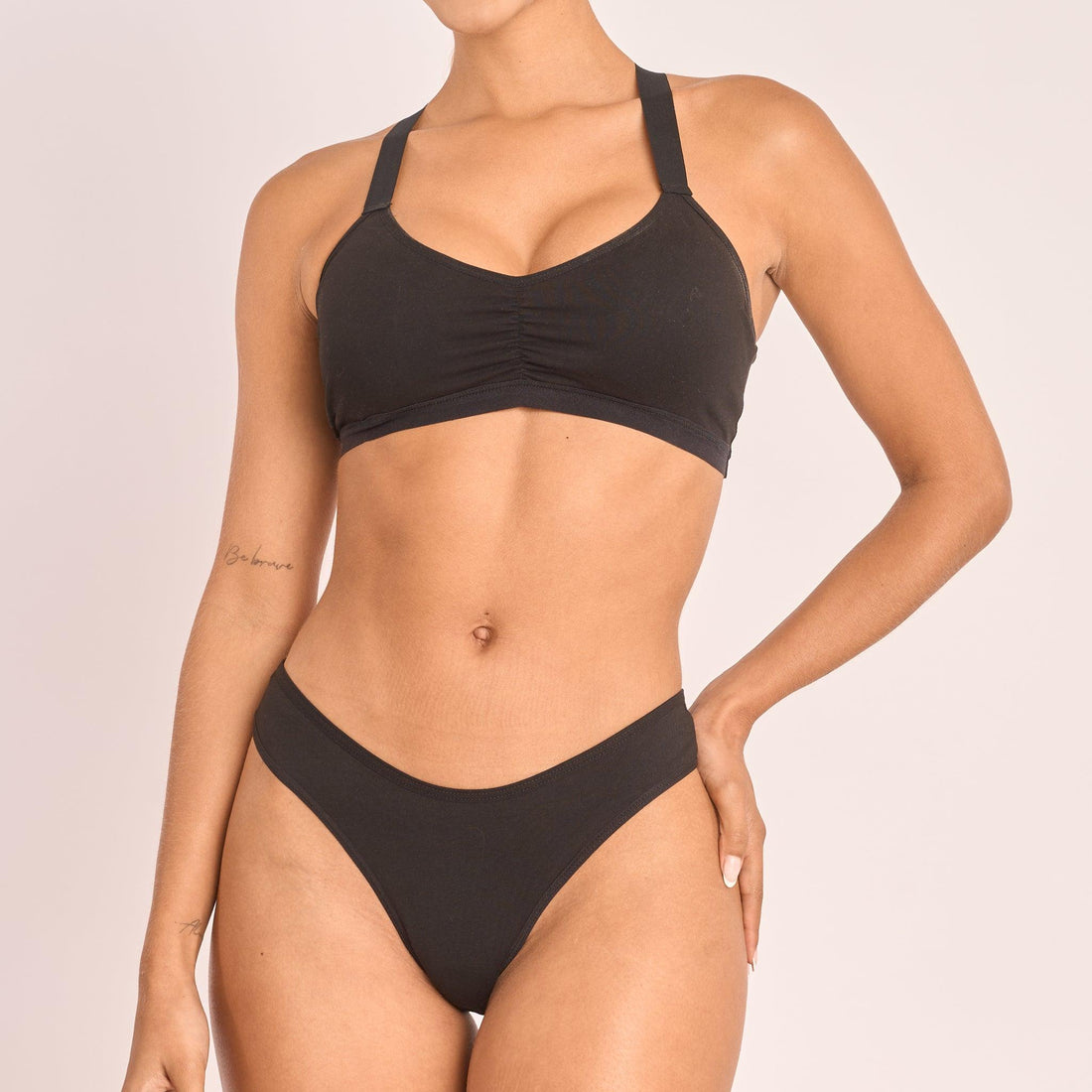 P3-12025B - Pack x3 Panty Bikini Tonos grises